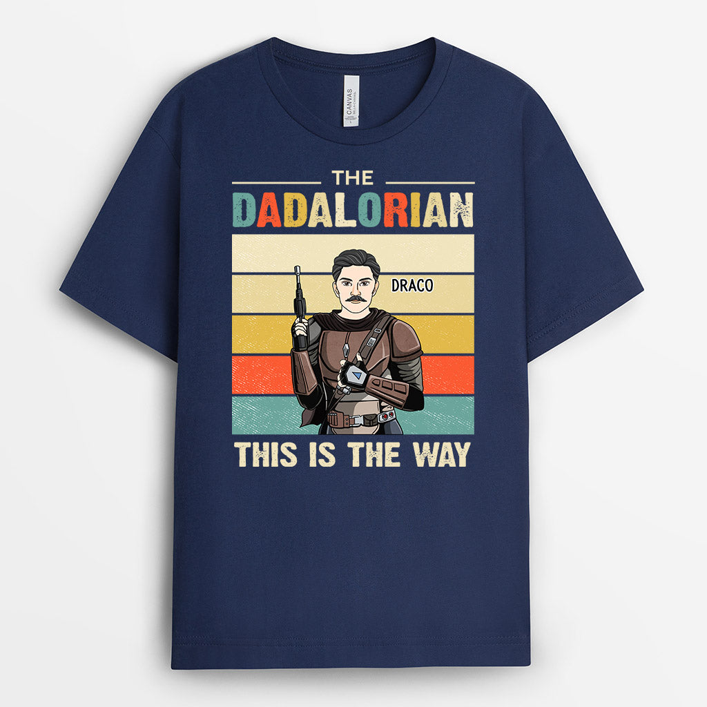 Personalized Dadalorian T Shirt Gift