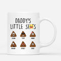 Personalized Daddys Litlle Shits Mug Gift for Grandad Dad