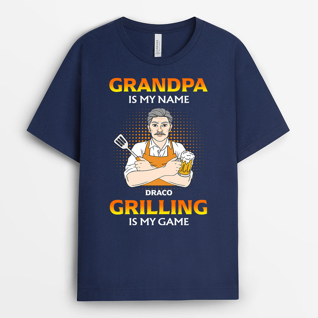 Personalized Daddy Is My Name T Shirt Gift