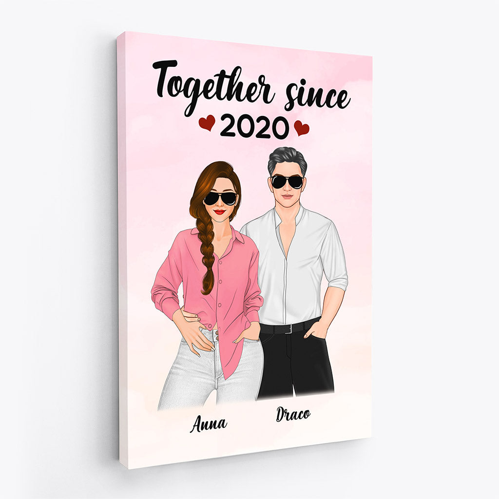 Personalized Together Since Canvas