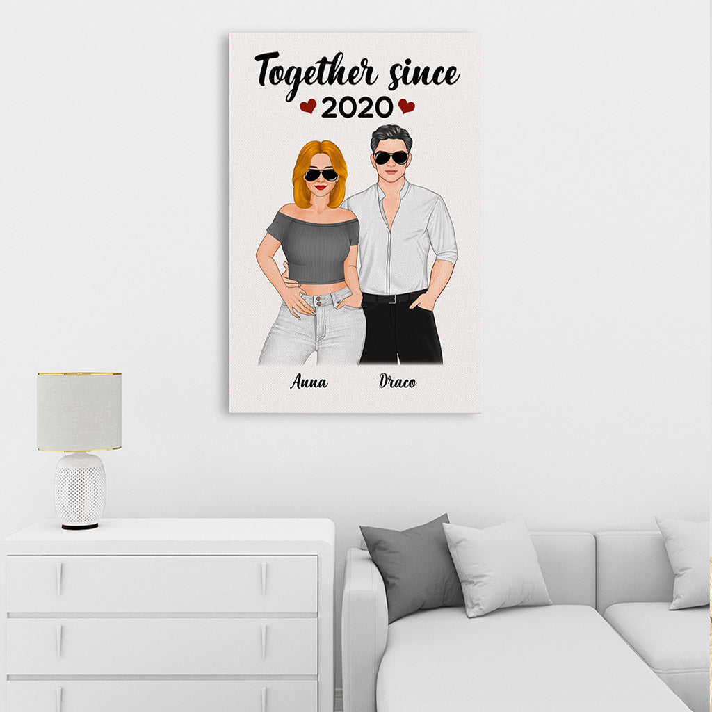 Personalized Together Since Canvas