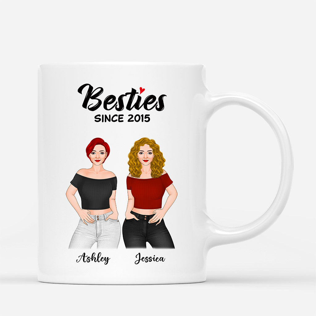 Personalized Amazing Besties Since Mug