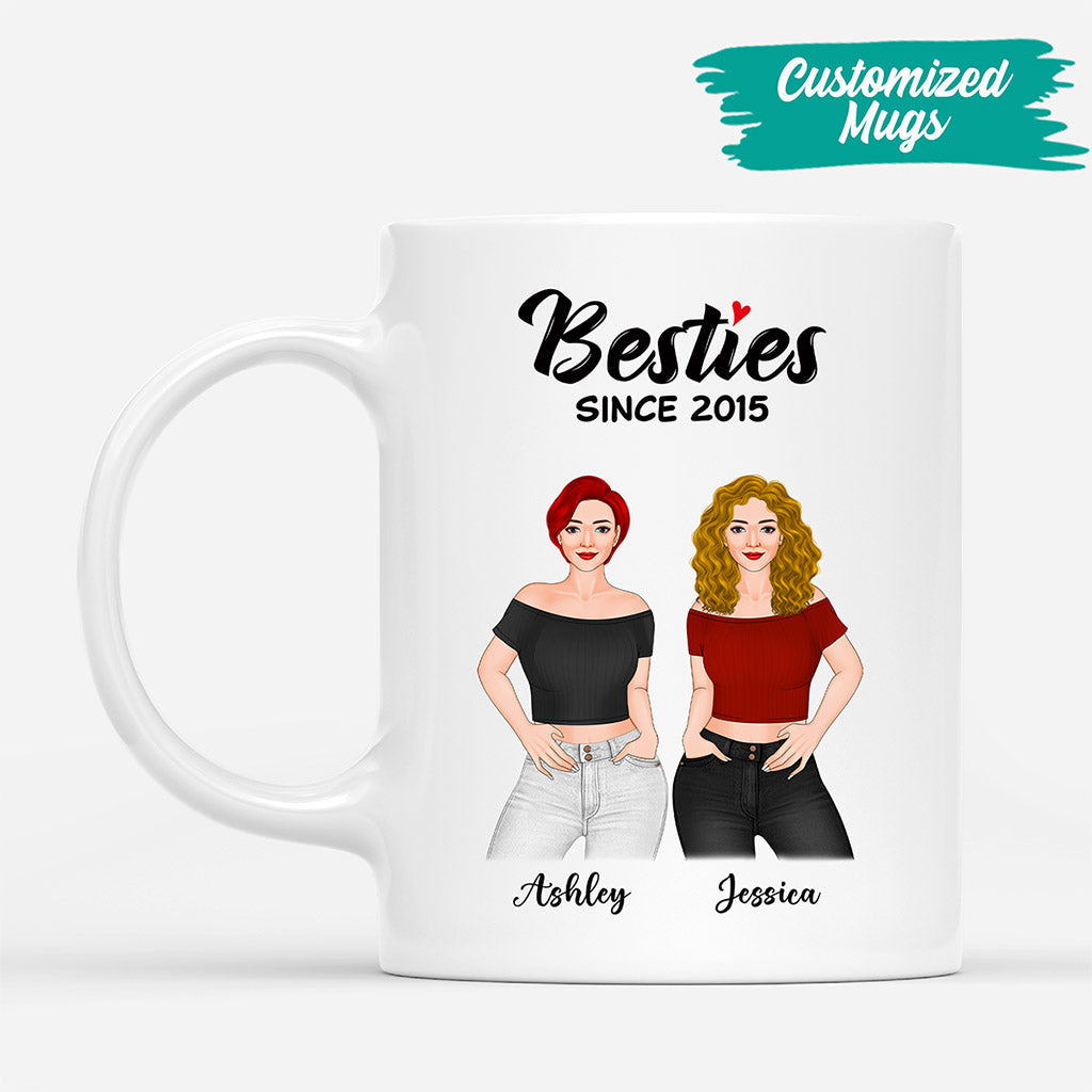 Personalized Amazing Besties Since Mug