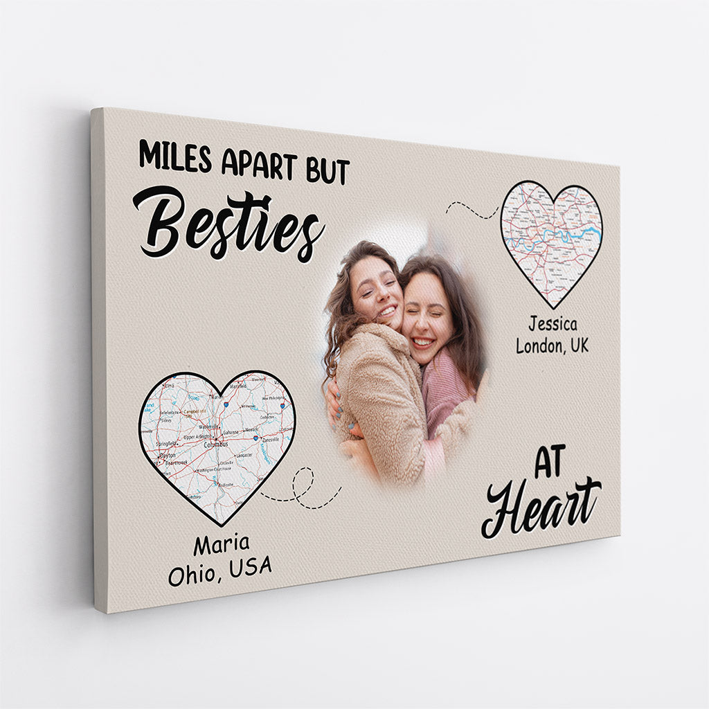 Personalized Besties Canvas Gift