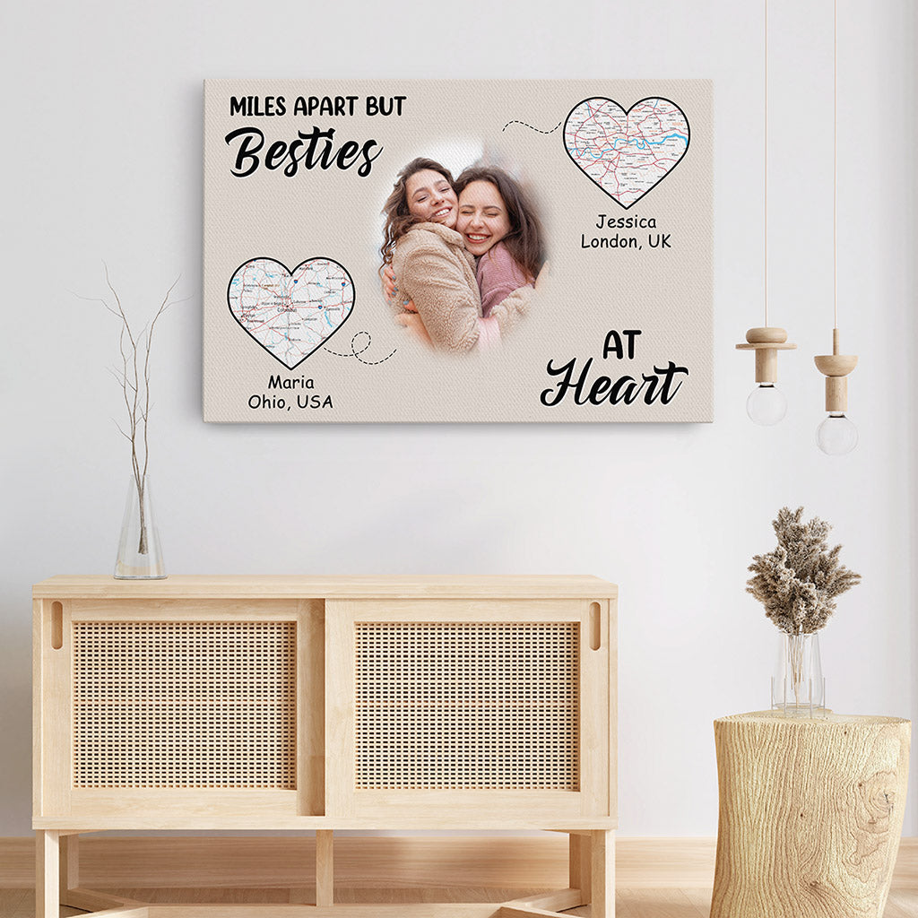 Personalized Besties Canvas Gift