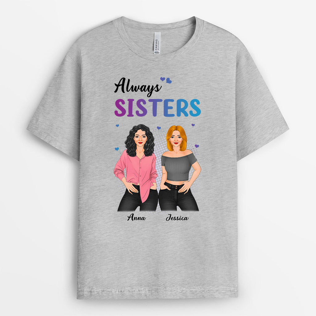 Personalized Always Sisters T Shirts