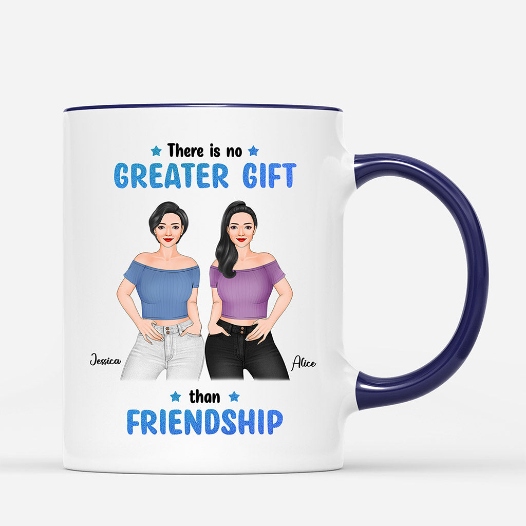 Personalized There Is No Greater Gift Than Friendship Mug Gift