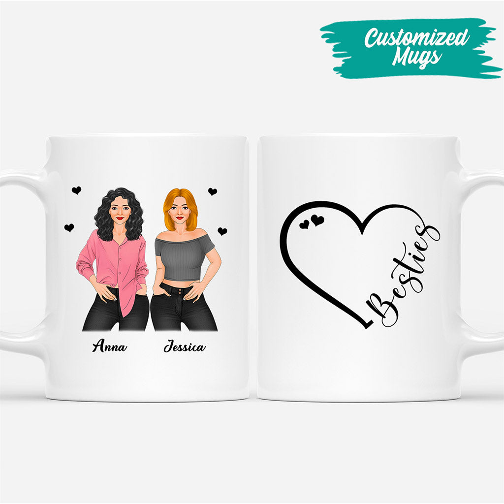Personalized Besties Mug