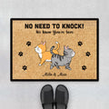 Personalized No Need To Knock Door Mats