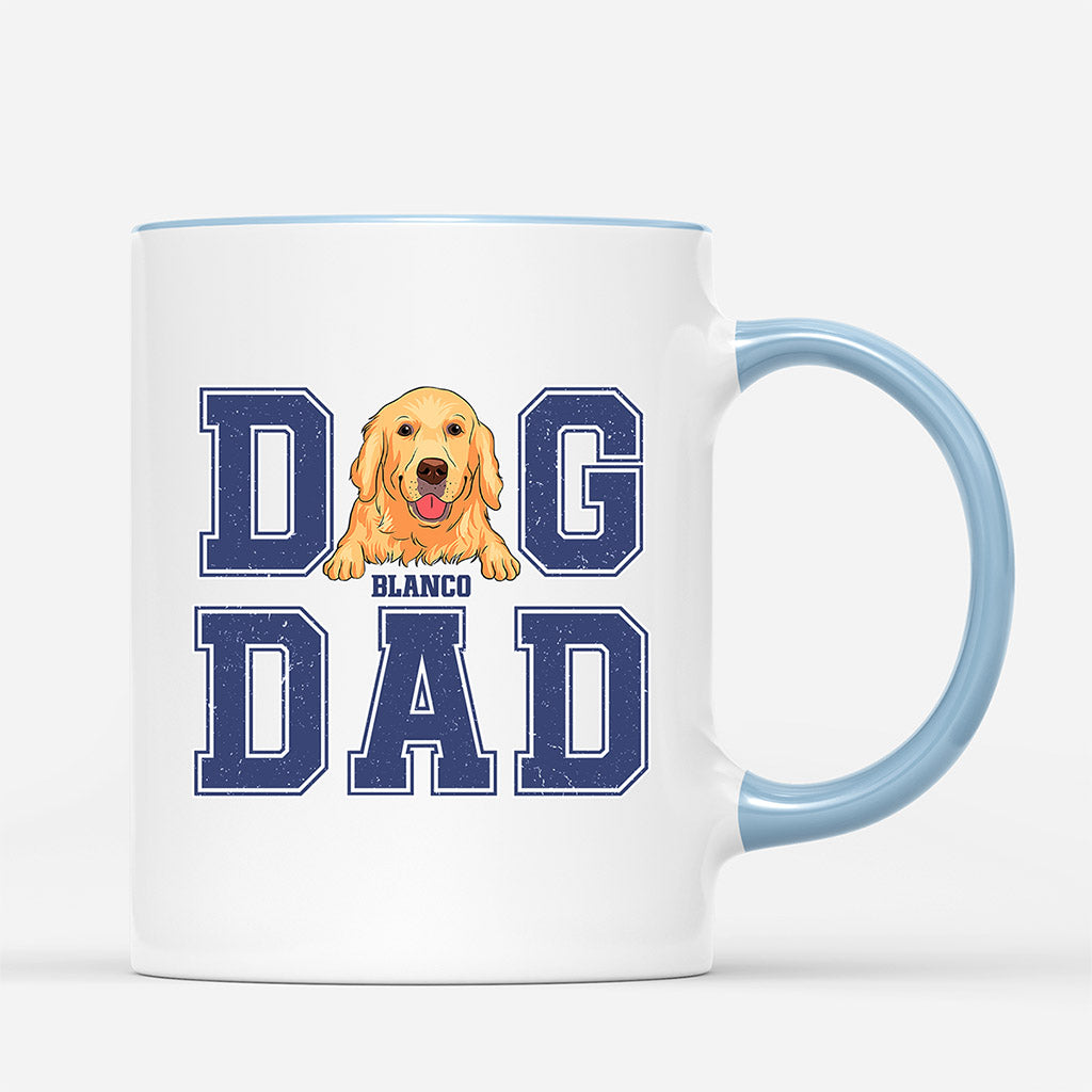 Dog Dad Mug - Coffee Mug With Dogs - Dog Face Mug
