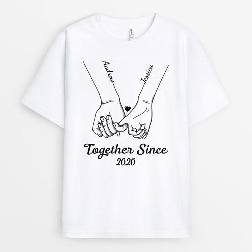 Personalized Together Since Gift T Shirt