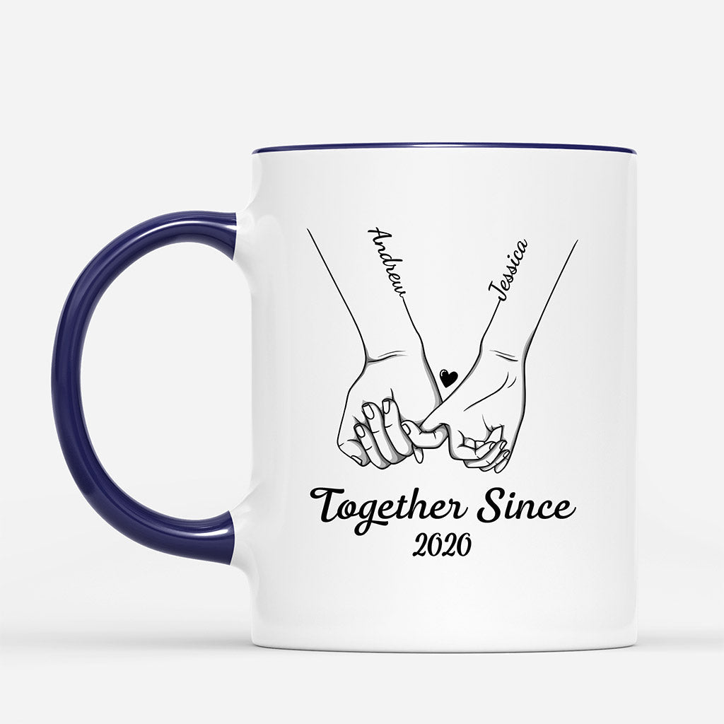 Personalized Together Since Gift Mug for Couples