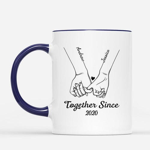 Personalized Together Since Gift Mug for Couples