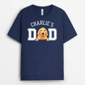 Personalized Dog Dad T-shirts With Dog Names - Custom Dog Gifts For Owners