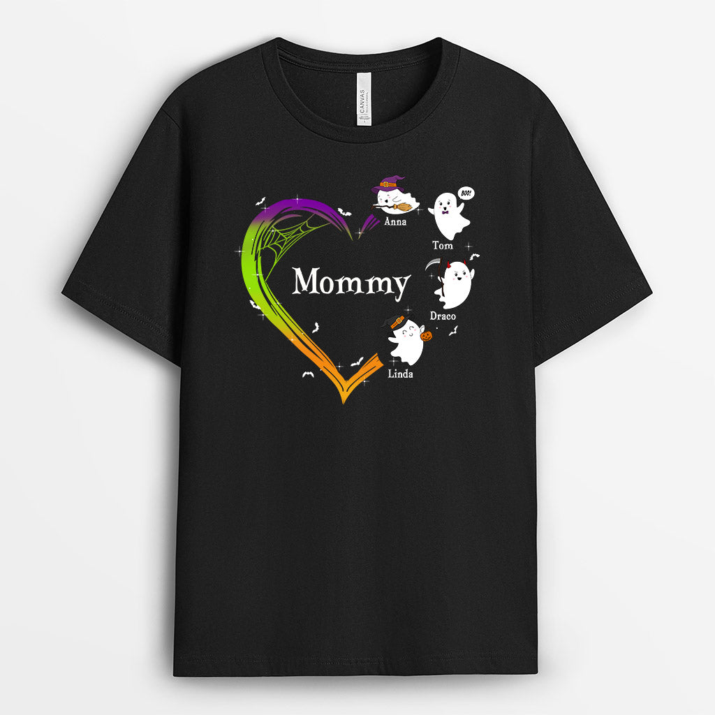 Personalized Grandma And Grandkids Gift T Shirts
