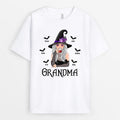Personalized Witch Mom Grandma With Grandkids T Shirts