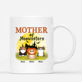 Mother Of Meownsters - Personalized Cat Face Mug