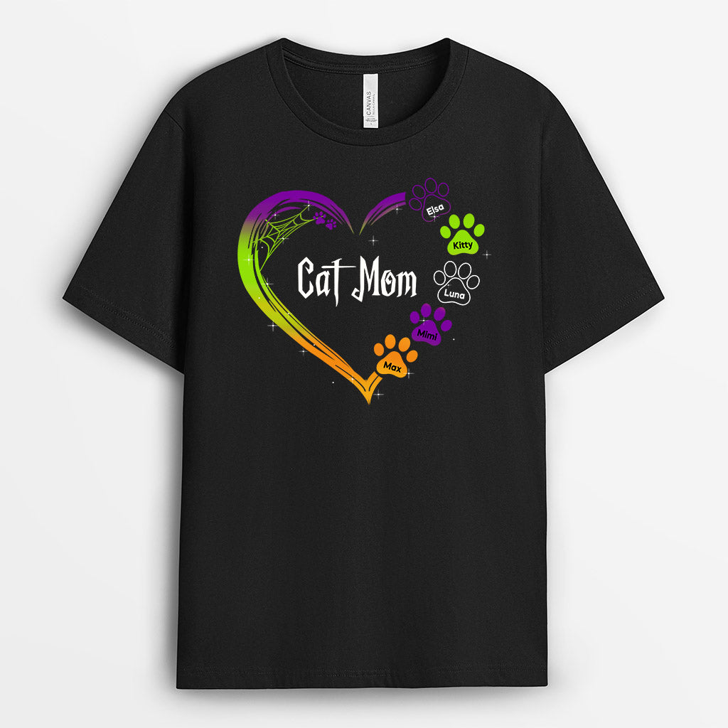 Dog/Cat Mom Heart - Custom Pet Shirts for Humans