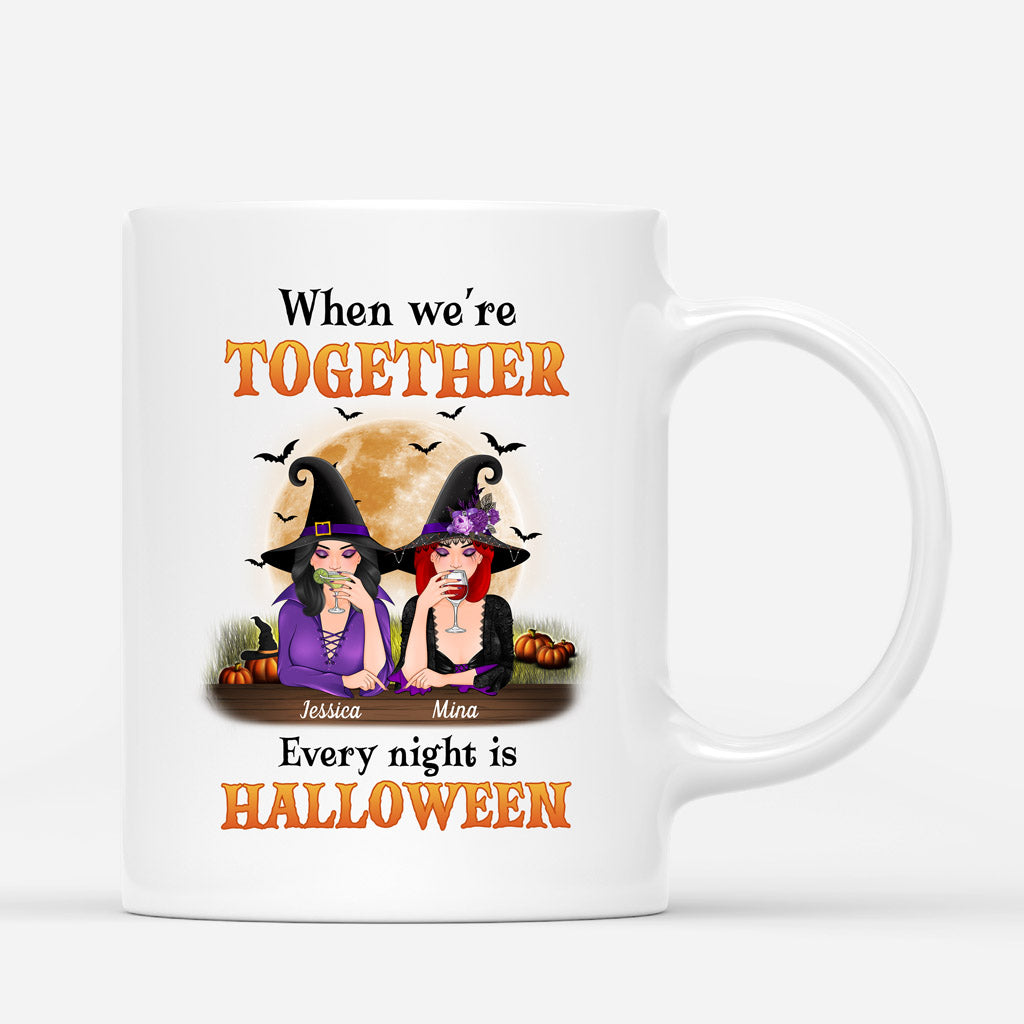 Personalized Sister Mugs - Halloween Coffee Mugs