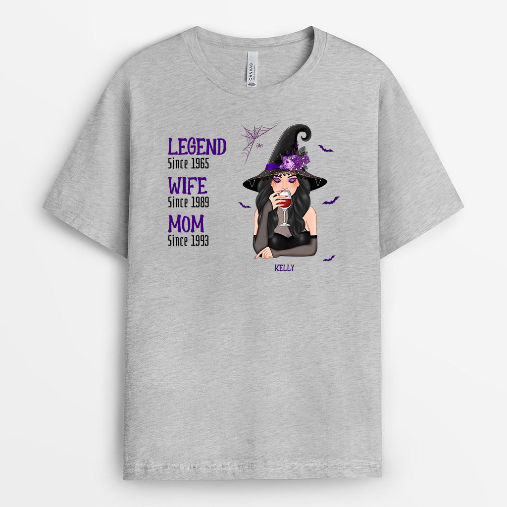 Personalized Legend Grandma Witch T Shirts