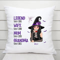 Personalized Legend Wife Mom Grandma Halloween- Themed Pillow