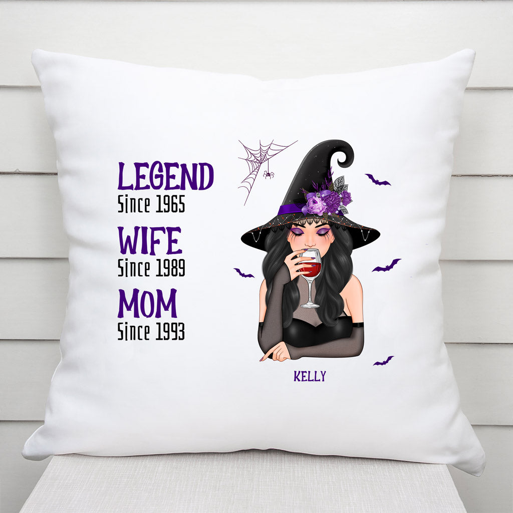 Personalized Legend Wife Mom Grandma Halloween- Themed Pillow