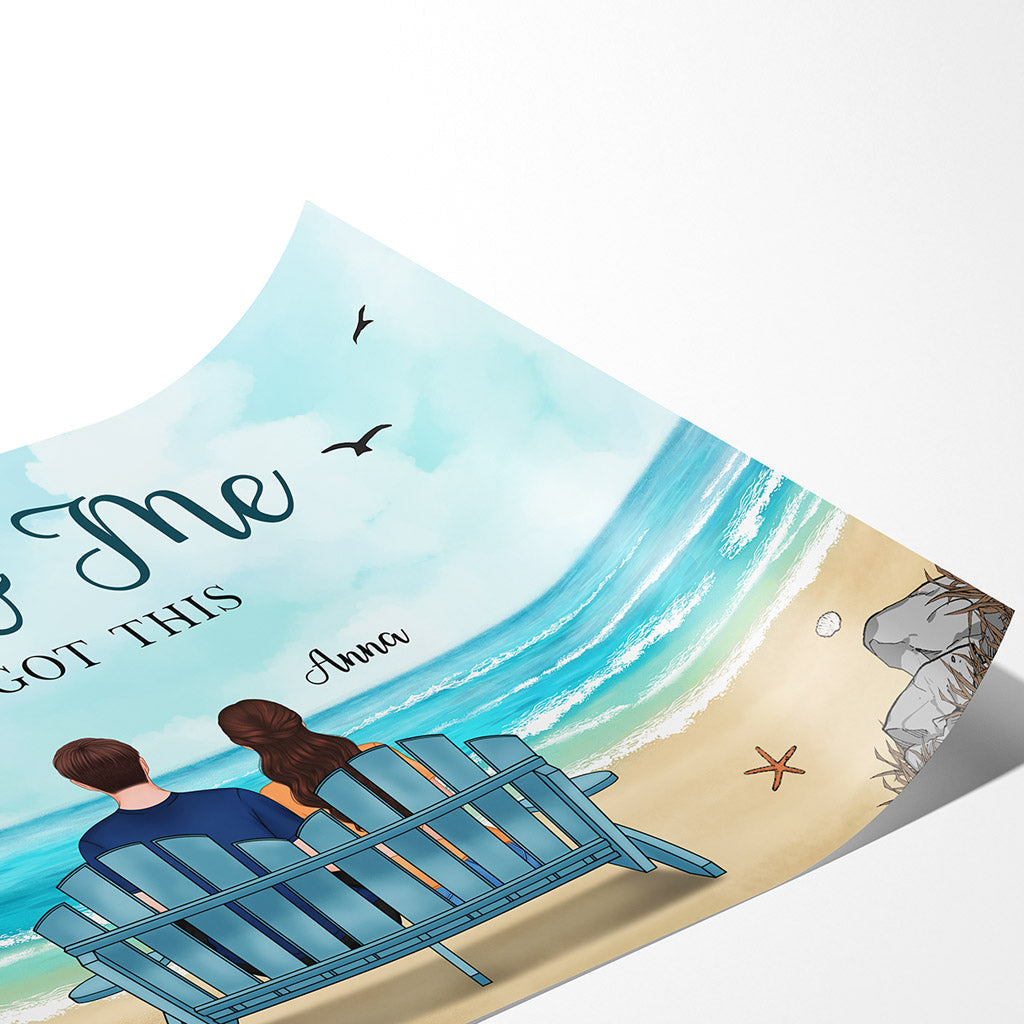 Personalized Couple Gifts - You And Me We Got This Poster