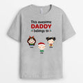 This Grandpa Belongs To T-Shirts | Custom Merry Christmas Shirts