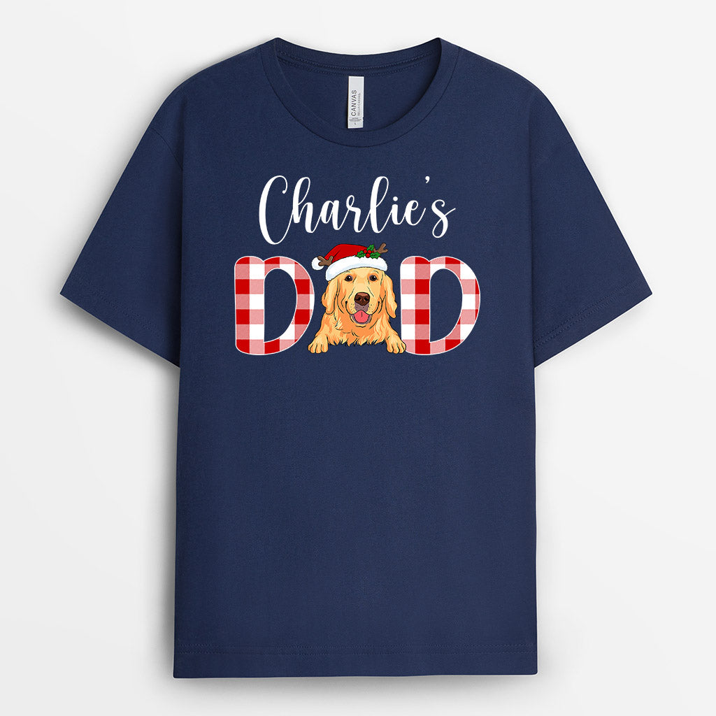Dog Dad Dog Mom - Personalized T-shirts With Dog Names