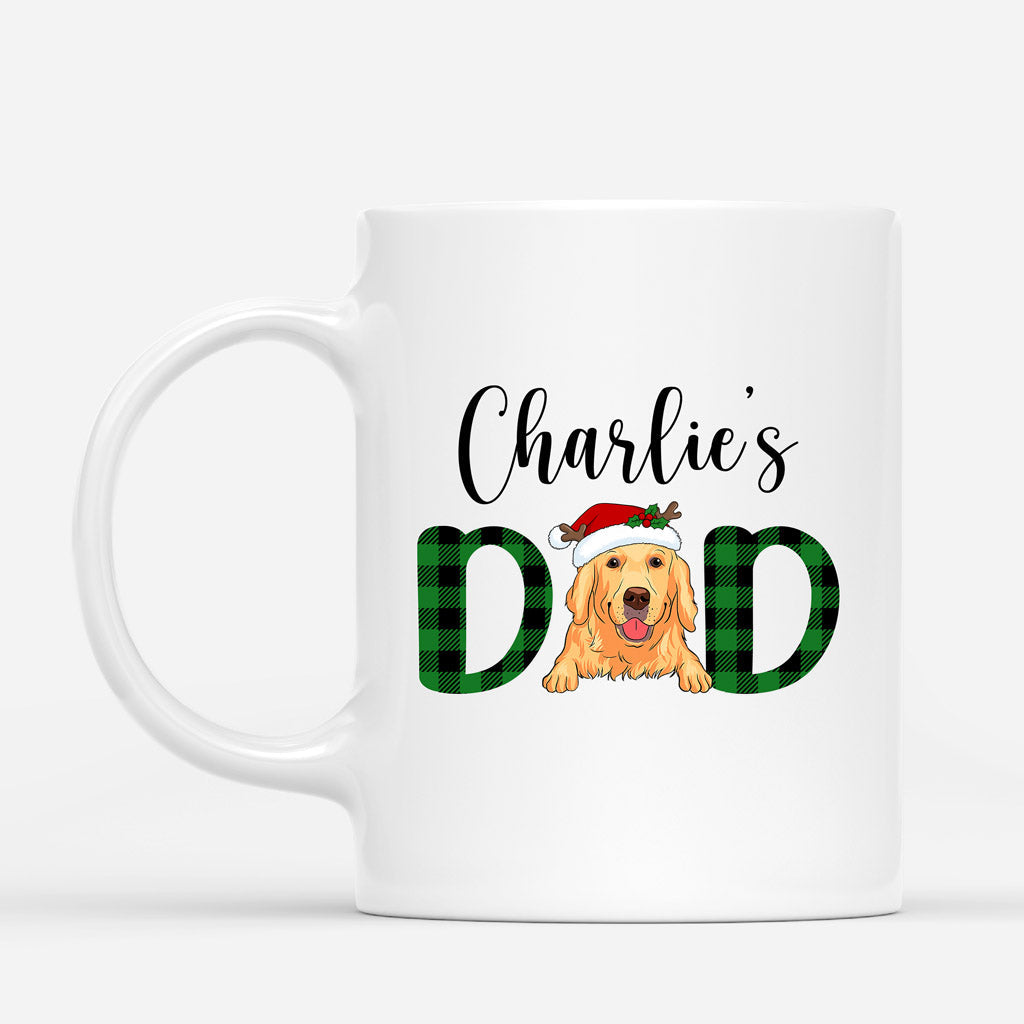 Dog Mom Dog Dad Mugs - Christmas Dog Mug With Names