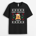 Merry Christmas Dog - Personalized Dog T Shirts for Humans
