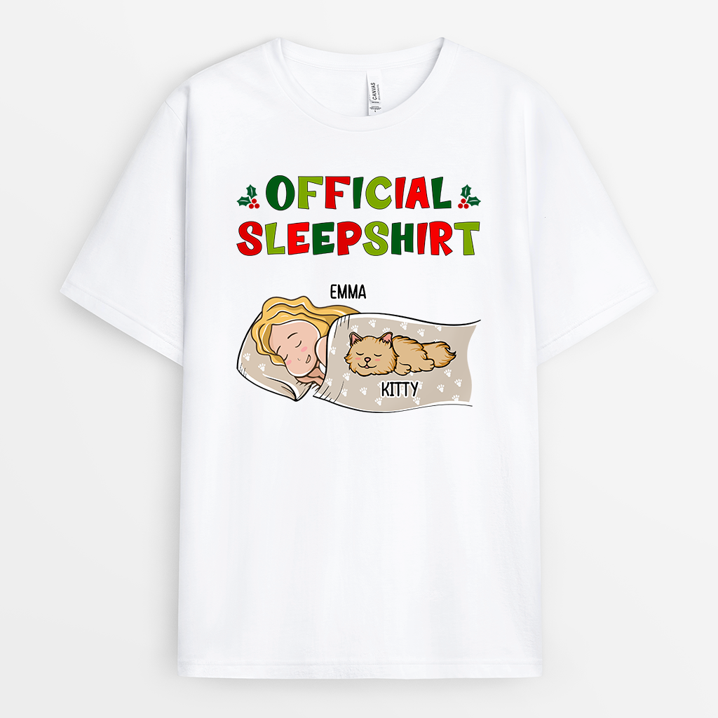 Official Sleepshirt T-Shirts | Personalized Shirts for Cat Lovers