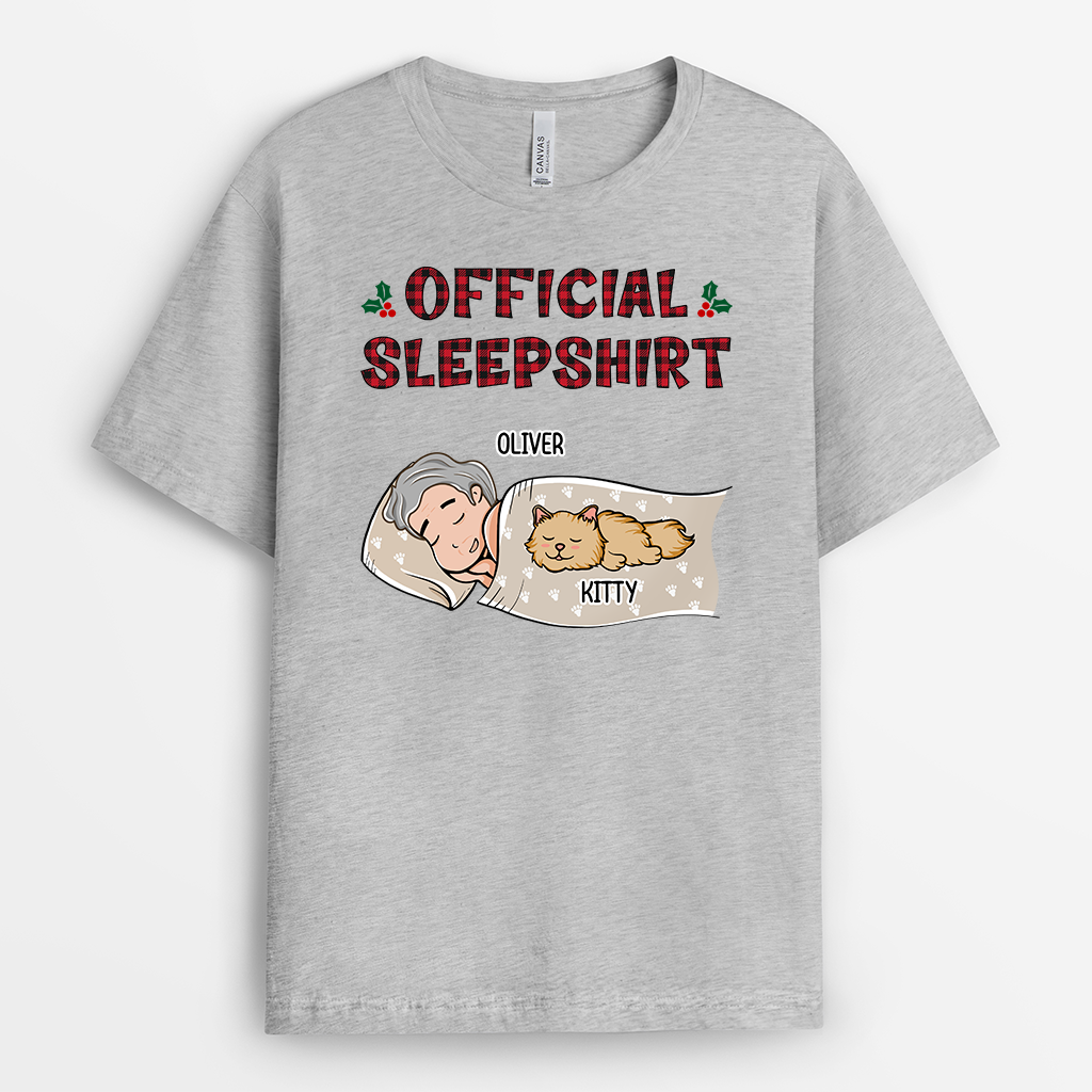 Official Sleepshirt T-Shirts | Personalized Shirts for Cat Lovers