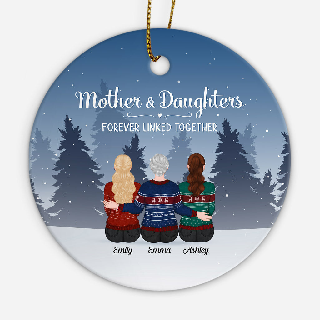 Personalized Mother And Daughters Ornaments