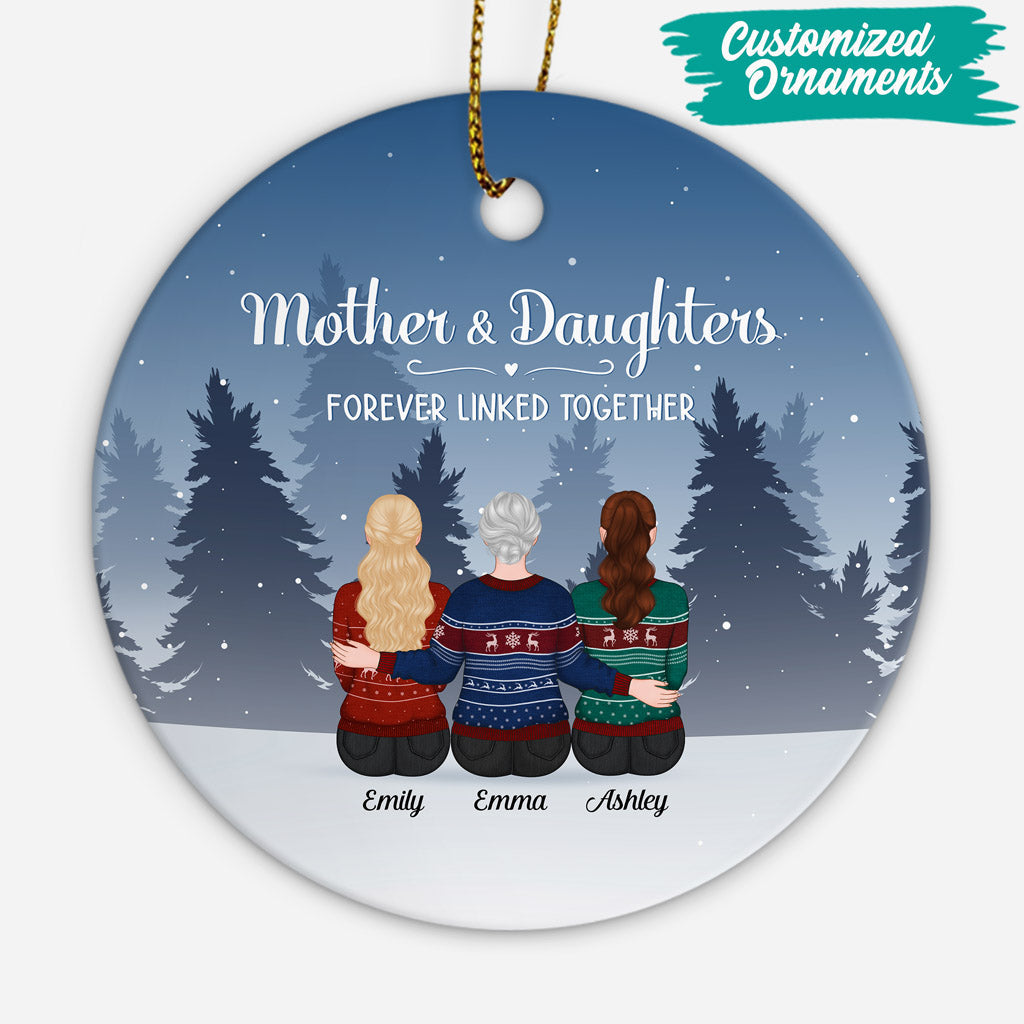 Personalized Mother And Daughters Ornaments