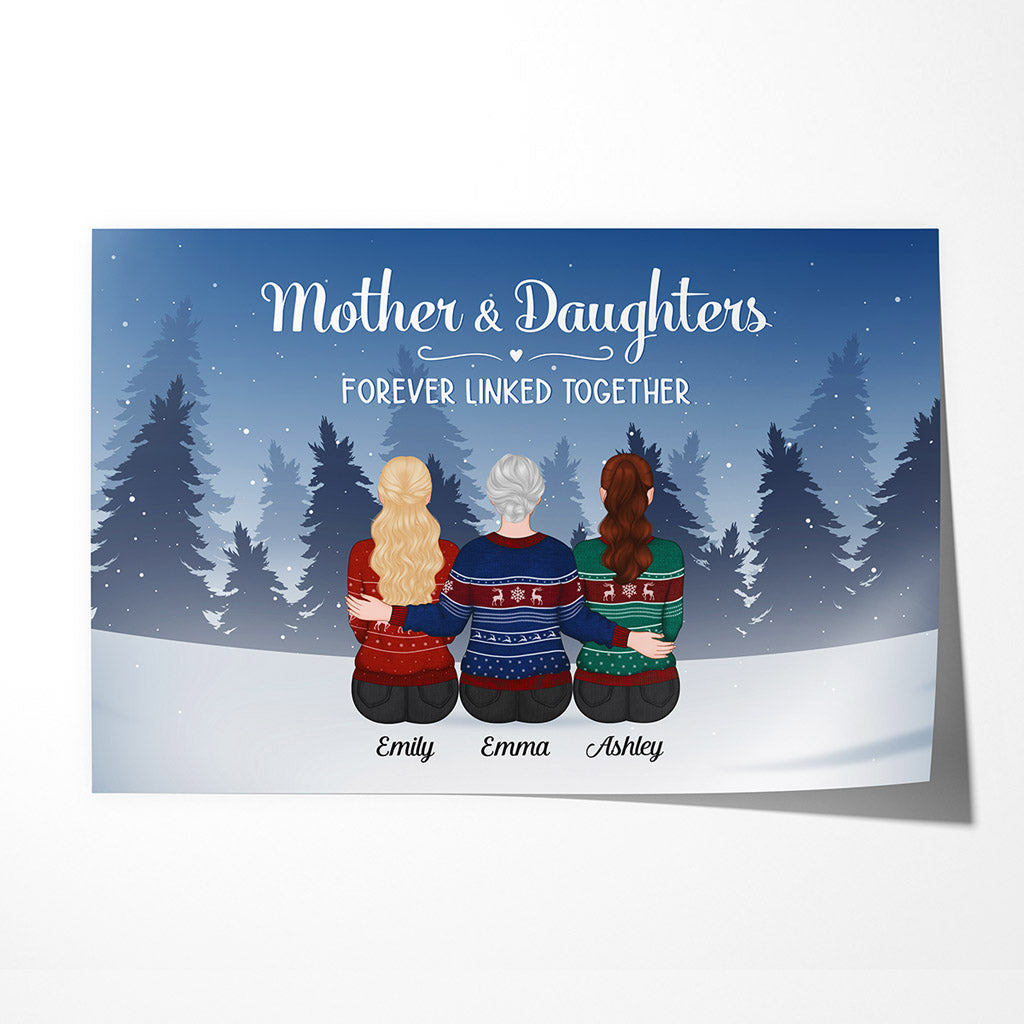 Personalized Mother And Daughters Special Bond Posters