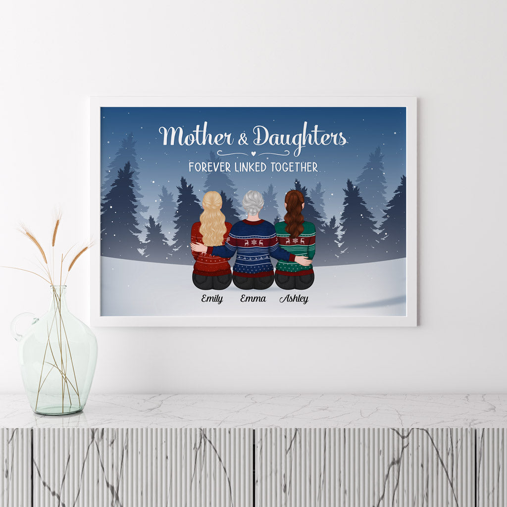 Personalized Mother And Daughters Special Bond Posters