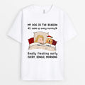 My Dog The Reason I Wake Up - Custom Xmas Shirt for Dog Lovers