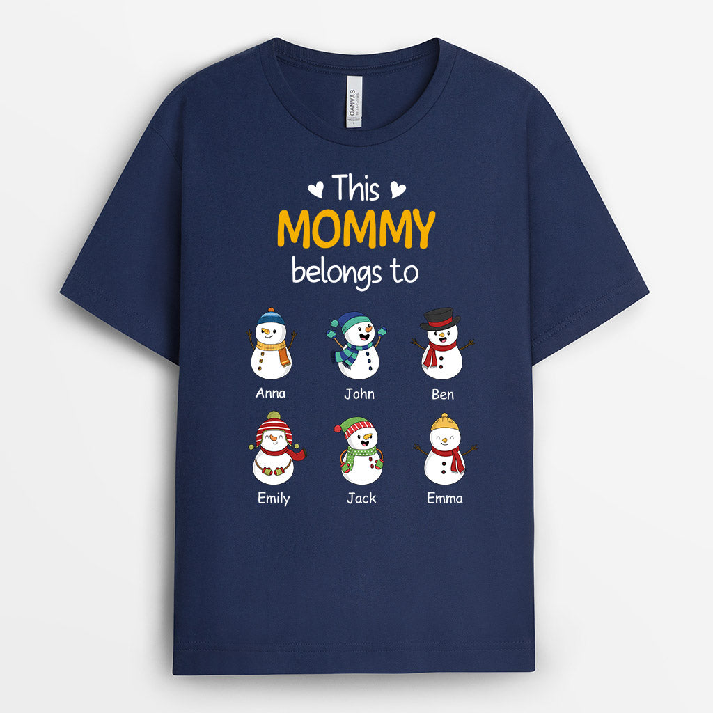 This Grandma Belongs To T-Shirt - Grandma Christmas T-Shirt