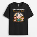 Love You To The Moon And Back T Shirts | Custom Christmas Shirt for Mom and Grandma