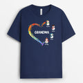Mom's/Grandma's Heart T-Shirts | Custom Christmas Tee Shirts