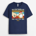 Best Cat Dad Ever T-Shirts | Custom Merry Christmas Shirts for Cat Lovers