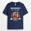 Grandpa/Grandma's Favorite Gifts T-Shirts | Personalized Christmas Shirts