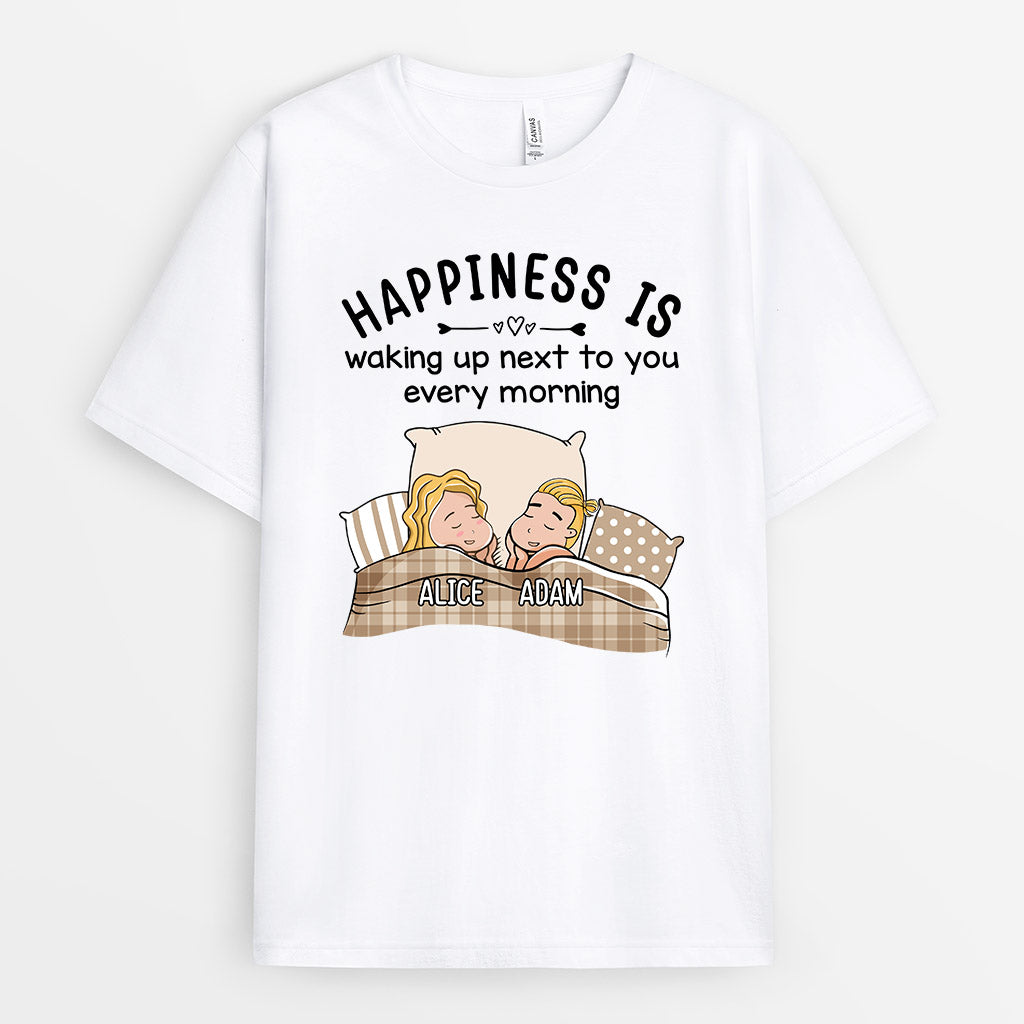 Happiness Is T-Shirts | Cute Custom Couple Shirts
