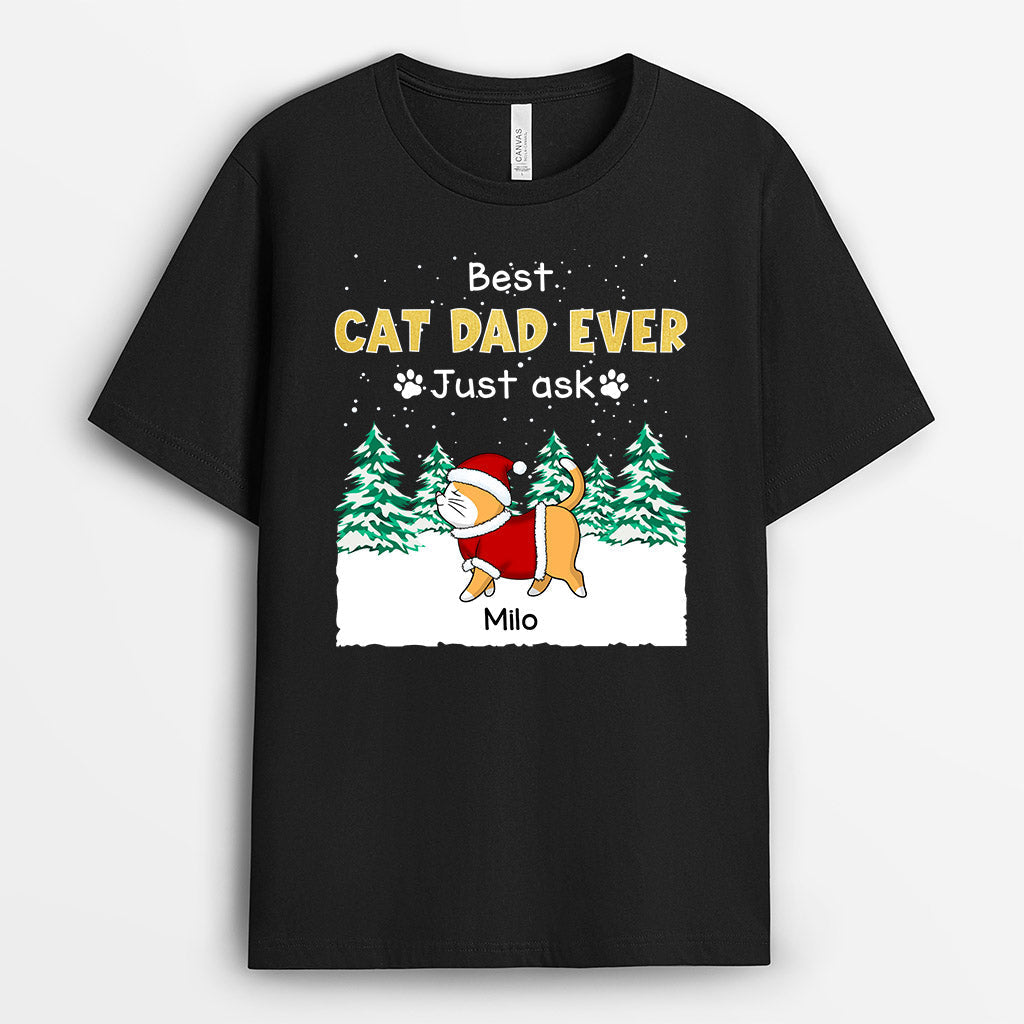 Best Cat Mom Ever T-Shirts | Custom Merry Christmas Shirts for Cat Lovers