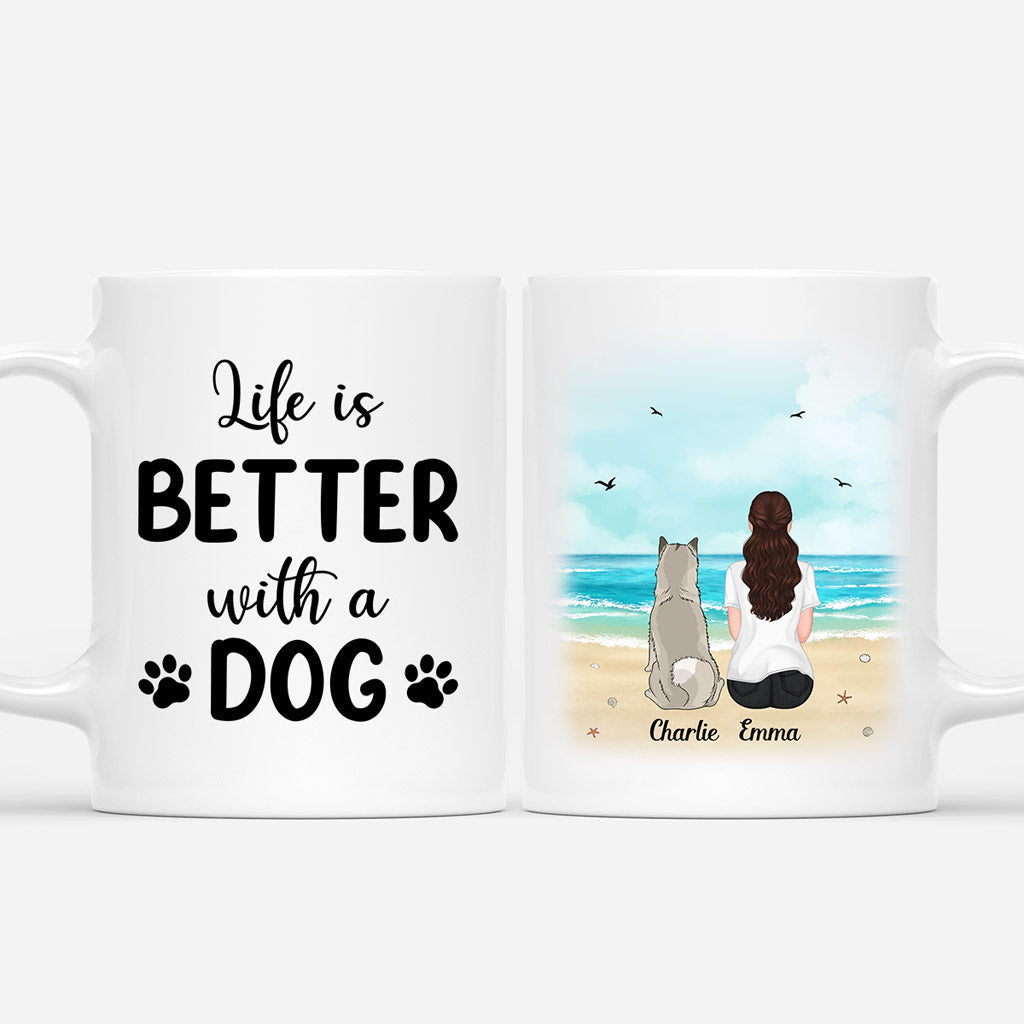 Life Is Better With A Dog - Custom Dog Gifts for Dog Lovers