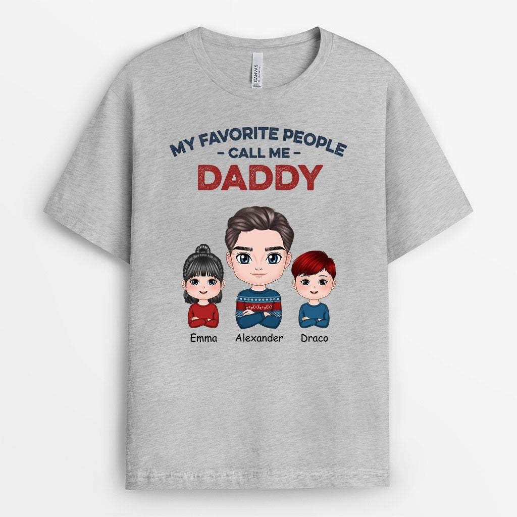 My Favorite People Call Me T-Shirts | Personalized Christmas Themed T Shirts