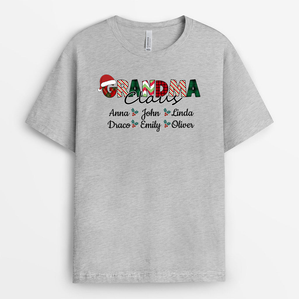 Mommy Claus T-Shirts | Personalized Women's Christmas T Shirts