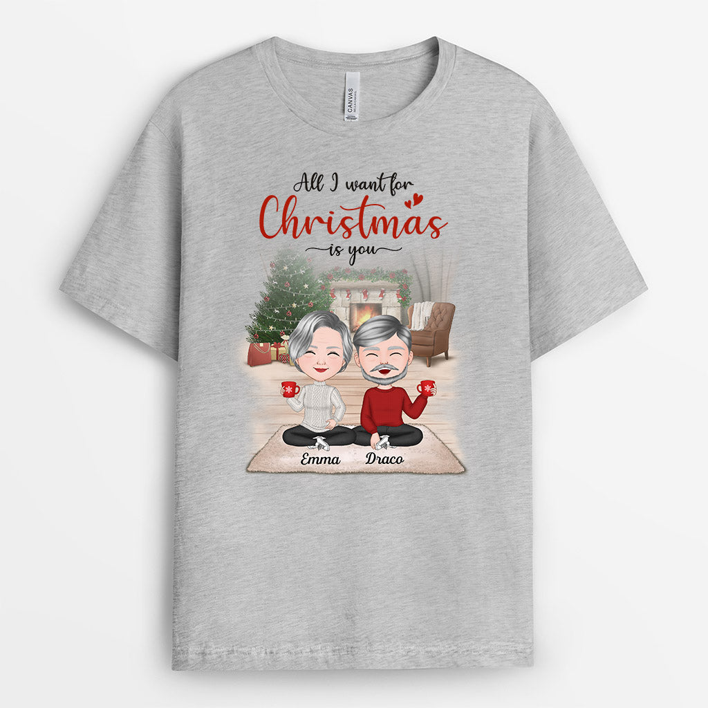 All I Want Is You T-Shirts | Personalized Christmas Tee Shirts