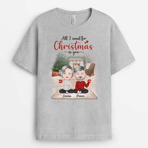 All I Want Is You T-Shirts | Personalized Christmas Tee Shirts